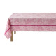 100% linen tablecloth "A L'Orangerie" Le Jacquard French Thistle