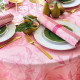 100% linen tablecloth "A L'Orangerie" Le Jacquard French Thistle