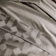 Drap plat percale de coton "Palacio" fusain Le Jacquard Français