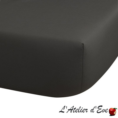 drap-housse-percale-de-coton-palacio-fusain-le-jacquard-français