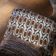 tissu-jacquard-Honu-mattone-Maori-de-Casal