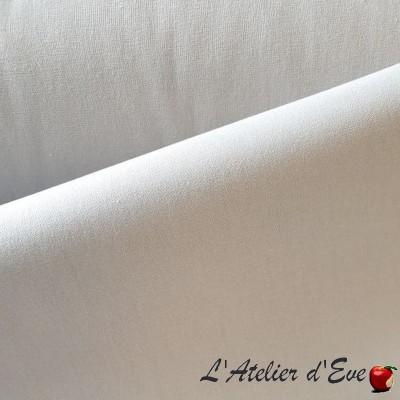 Coupon 1mx1m48 popeline coton blanc