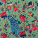 percale-de-coton-alexandra-fond-vert-thevenon