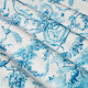 Toile-de-jouy-percale-de-coton-ludivine-bleu-ameublement-et-sièges-thevenon