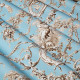 Toile-de-jouy-percale-de-coton-ludivine-fond-bleu-ameublement-et-sièges-thevenon