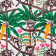 Thevenon "Lemurs" children's cotton fabric