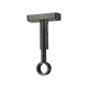 support-mur-plafond-tringle-auro-concept-houles-nickel-brosse-noir