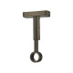support-mur-plafond-tringle-auro-concept-houles-bronze-brosse