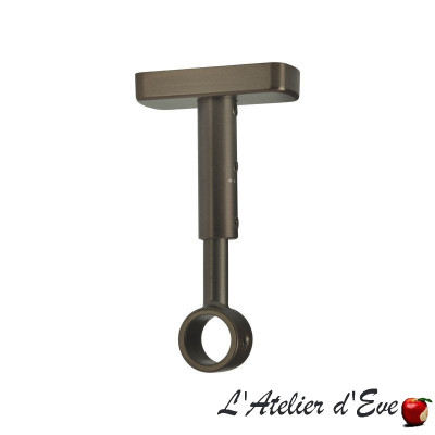 support-mur-plafond-tringle-auro-concept-houles-bronze-brosse