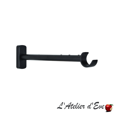 support-mural-extensible-long-noir-mat-auro-black-edition-pose-tringle-rideau