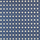 tissu-exterieur-outdoor-cannage-velours-bleu-fond-écru-thevenon