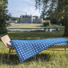 tissu-exterieur-outdoor-cannage-velours-bleu-fond-écru-thevenon