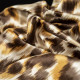 Leopard velvet fabric "Big Leop" Thevenon