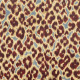 Leopard velvet fabric "Big Leop" Thevenon