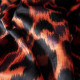 Leopard velvet fabric "Big Leop" Thevenon