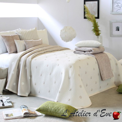 Reversible bedspread "Culkin "Reig Marti" C.01 beige