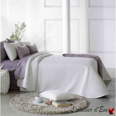 White herringbone bedspread "Malone" Reig Marti C.00
