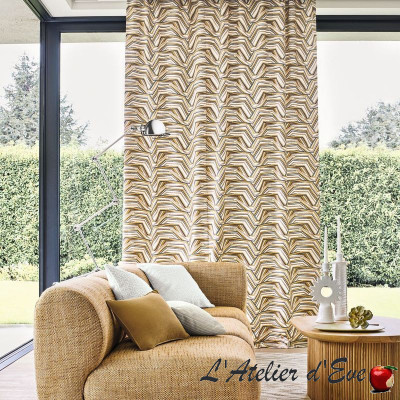 Camengo "Wakan" Totem Embroidered Fabric