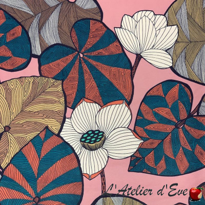 Coupon 140x220cm tissu velours "Idris" Thevenon