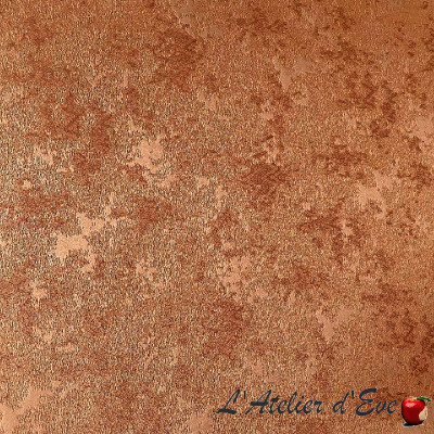 coupon-tissu-faux-uni-météore-terre-cuite-casal