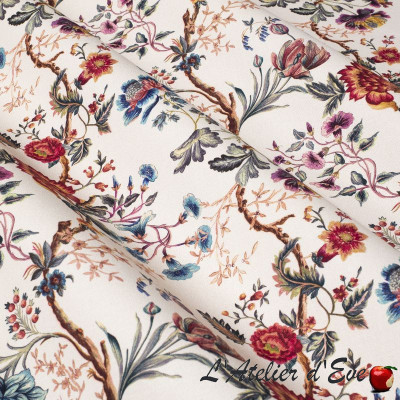 Thevenon "Rochecotte" cotton curtain Made in France