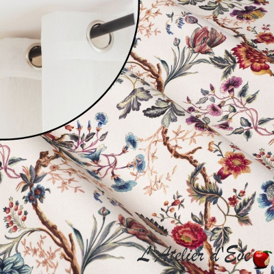 Thevenon "Rochecotte" cotton curtain Made in France