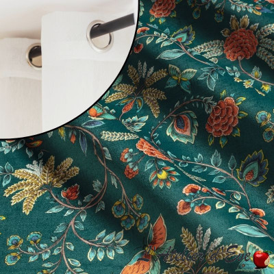 Thevenon "Golden Life" Velvet Curtain Made in France