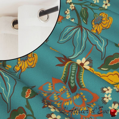 Cotton curtain "Hana" Thevenon Made in France