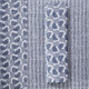 Lot-4-serviettes-de-table-coton-Empreintes-pois-cobalt-Le-Jacquard-Français