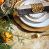 Set of 4 cotton napkins 55x55cm Féerie Gingerbread - Le Jacquard Français