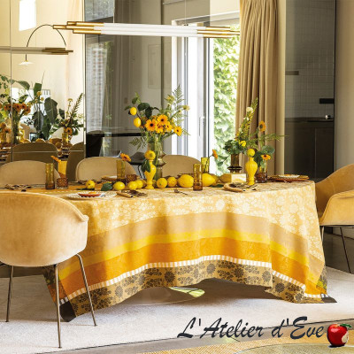 nappe-coton-jaune-Gipsy-désert-le-jacquard-français