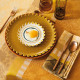Set of 4 cotton napkins 50x50cm "Gipsy" desert - Le Jacquard Français