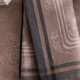 Lot 4 large linen napkins "A l 'Orangerie" Chardon Le Jacquard Français
