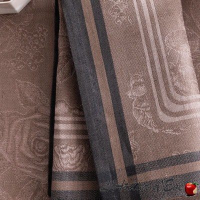 lot-4-serviettes-de-table-100%-lin-romance-charme-le-jacquard-français