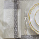 Set of 4 linen napkins 50x50cm "Romance" tenderness Le Jacquard Français