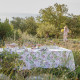 50% linen tablecloth "Pois de Senteur" Le Jacquard Français