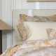 Lot 2 cotton cases "Sleeping Wood" Le Jacquard Français