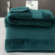 100% cotton sponge "Caresse" forest - French Jacquard