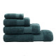100% cotton sponge "Caresse" forest - French Jacquard