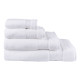 100% cotton sponge "Caress" White- Le Jacquard French