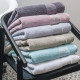 100% cotton sponge "Caress" White- Le Jacquard French