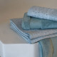 100% cotton sponge "Caress" Glacier - Le Jacquard Français