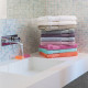 100% cotton sponge "Caresse" Ivory - French Jacquard