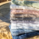 100% cotton sponge "Caresse" Ivory - French Jacquard