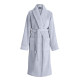 Grey "Caresse" 100% cotton sponge - French Jacquard
