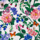 tissu-coton-fleuri-fond-crème-my-world-thevenon
