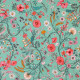 tissu-coton-fleuri-Jardin-des-Secrets-vert-d-eau-thevenon