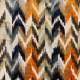 Thevenon "Ikat" jacquard velvet fabric