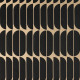 Tissu jacquard "Créatone" ebony ameublement et siègesThevenon