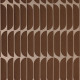 Tissu jacquard "Créatone" cognac ameublement et siègesThevenon
